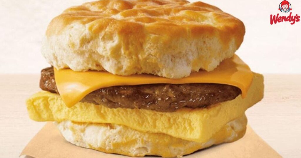 Wendy’s Sausage, Egg & Cheese Biscuit Combo