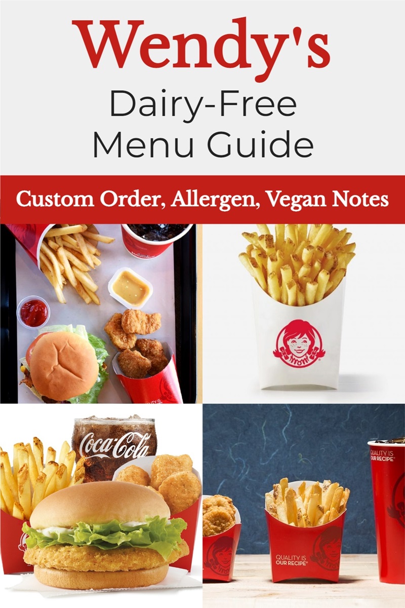 Wendy's Dairy-Free Menu Guide with Allergen Notes & Vegan Options