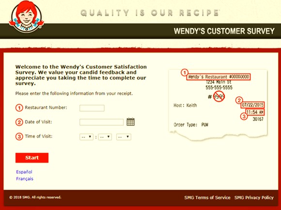 TalkToWendy's Survey