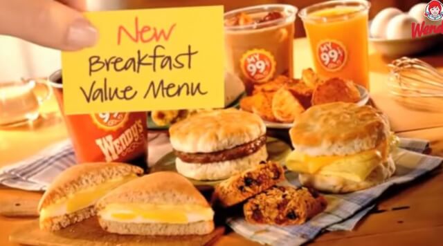 Wendy’s Breakfast Menu