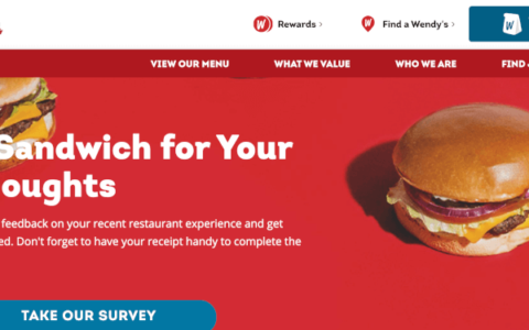 MyWendysFeedBack.com (win $500)